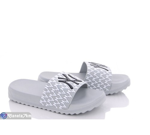 Шлепки жіночі на літо (8 пар р.36-41) сірий  "Kalabok"