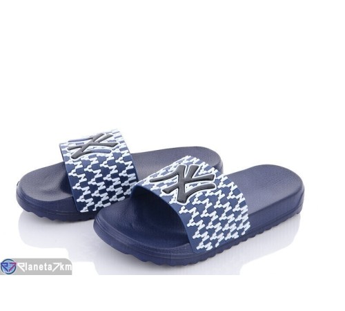 Шлепки жіночі на літо (8 пар р.36-41) синій  "Kalabok"