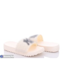 Шлепки жіночі на літо (8 пар р.36-41) бежевий  "Kalabok"