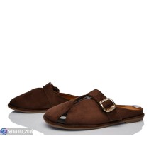 Шлепки жіночі на літо (8 пар р.36-41) коричневий  "LOREDANA"