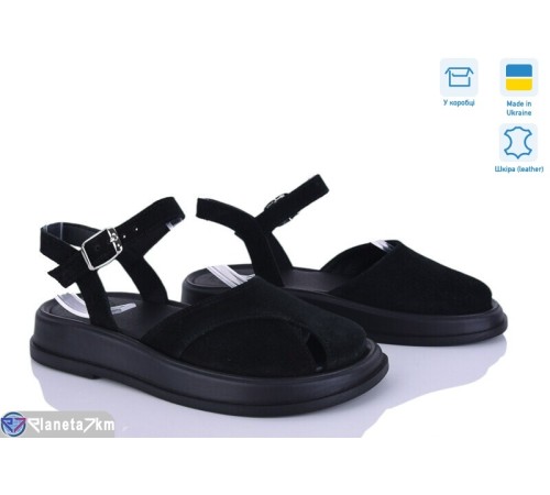Босоніжки жіночі на літо (6 пар р.36-40) чорний  "Linda"