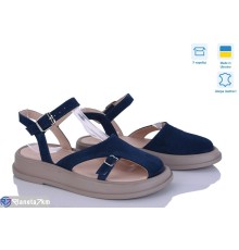 Босоніжки жіночі на літо (6 пар р.36-40) синій  "Linda"