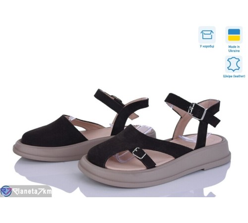 Босоніжки жіночі на літо (6 пар р.36-40) коричневий  "Linda"