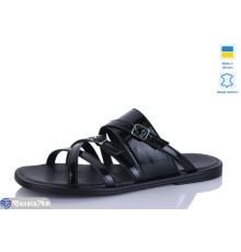 Шлепки жіночі на літо (6 пар р.36-41) чорний  "Marmilad"