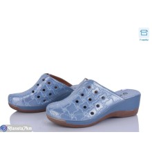 Шлепки жіночі на літо (8 пар р.36-41) синій  "DiRama"