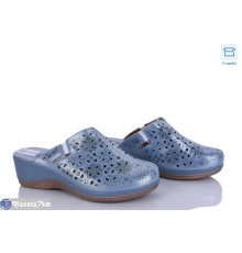 Шлепки жіночі на літо (8 пар р.36-41) синій  "DiRama"