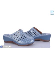 Шлепки жіночі на літо (8 пар р.36-41) синій  "DiRama"