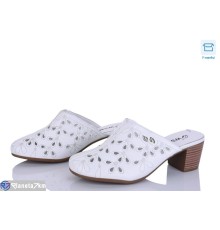 Шлепки жіночі на літо (8 пар р.36-41) білий  "DiRama"