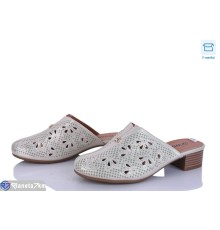 Шлепки жіночі на літо (8 пар р.36-41) золотий  "DiRama"