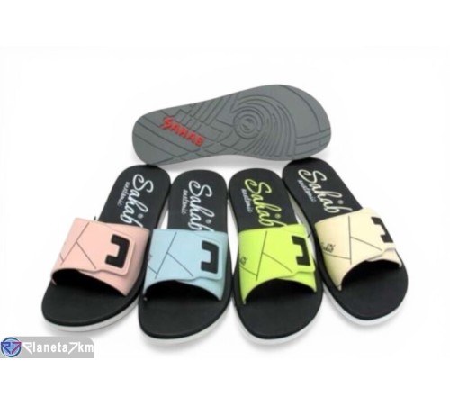 Шлепки жіночі на літо (16 пар р.36-41) мікс  "FABIO"