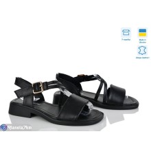 Босоніжки жіночі на літо (8 пар р.36-41) чорний  "FOX"