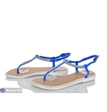 Босоніжки жіночі на літо (10 пар р.37-41) синій  "LAIFA"