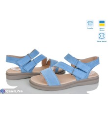 Босоніжки жіночі на літо (6 пар р.36-40) блакитний  "Linda"