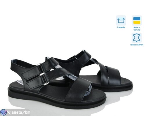 Босоніжки жіночі на літо (6 пар р.36-40) чорний  "Linda"