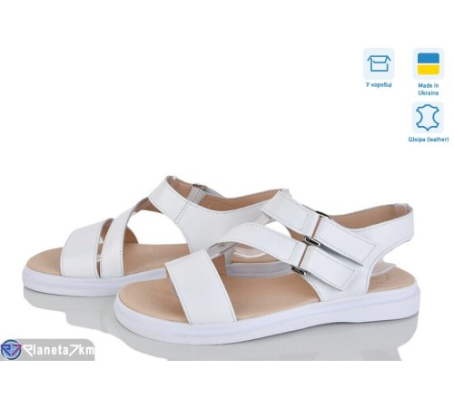 Босоніжки жіночі на літо (6 пар р.36-40) білий  "Linda"