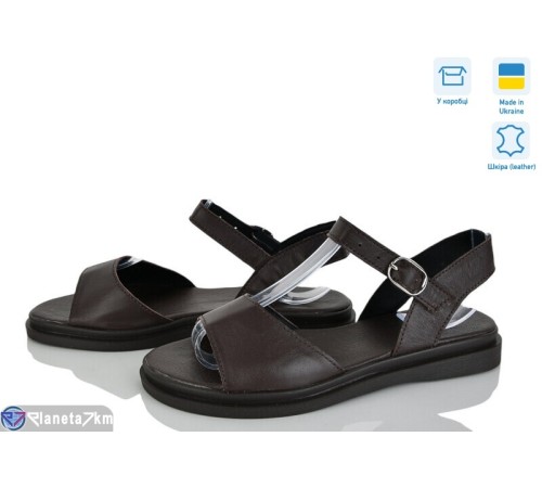 Босоніжки жіночі на літо (6 пар р.36-40) коричневий  "Linda"