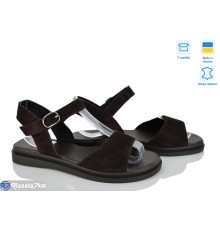 Босоніжки жіночі на літо (6 пар р.36-40) коричневий  "Linda"