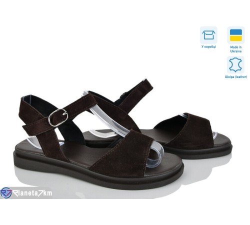 Босоніжки жіночі на літо (6 пар р.36-40) коричневий  "Linda"