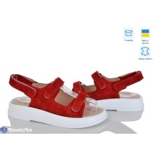 Босоніжки жіночі на літо (6 пар р.36-40) червоний  "Linda"