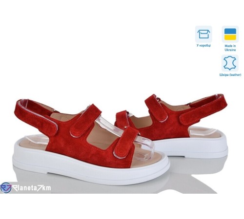 Босоніжки жіночі на літо (6 пар р.36-40) червоний  "Linda"