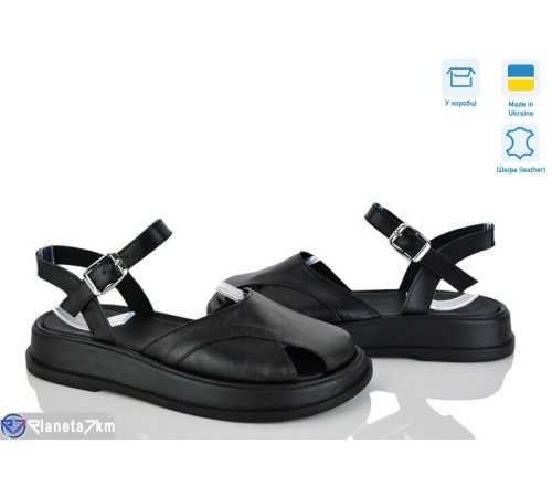 Босоніжки жіночі на літо (6 пар р.36-40) чорний  "Linda"