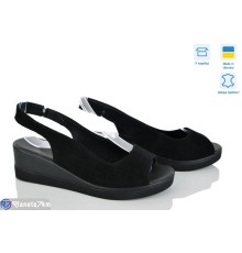 Босоніжки жіночі на літо (6 пар р.36-40) чорний  "Linda"