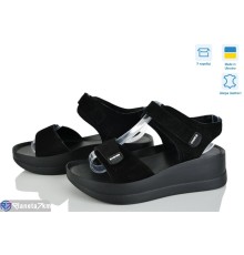 Босоніжки жіночі на літо (6 пар р.36-40) чорний  "Linda"