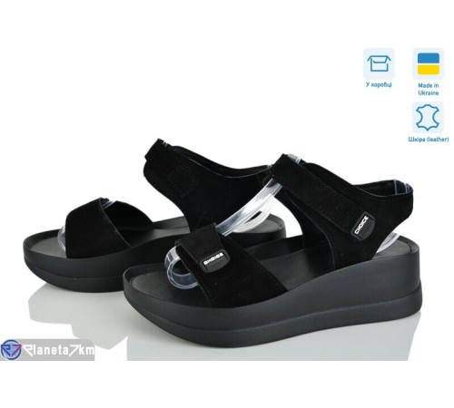 Босоніжки жіночі на літо (6 пар р.36-40) чорний  "Linda"