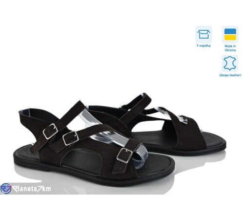 Босоніжки жіночі на літо (6 пар р.36-40) коричневий  "Linda"