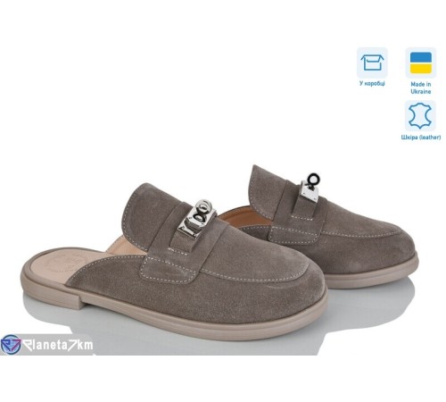 Шлепки жіночі на літо (6 пар р.36-40) сірий  "Linda"