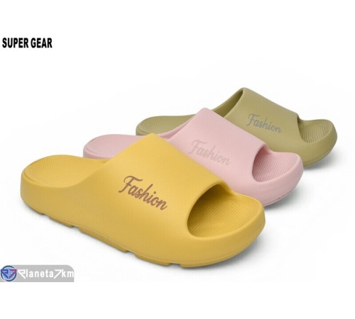 Шлепки жіночі на літо (12 пар р.36-41) мікс  "Super Gear"