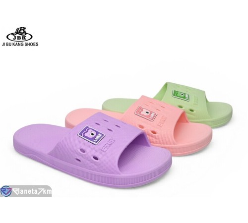 Шлепки жіночі на літо (12 пар р.36-41) мікс  "Jibukang"