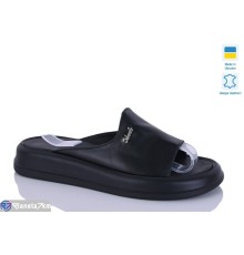 Шлепки жіночі на літо (6 пар р.36-40) чорний  "LIKA"