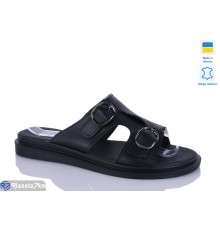 Шлепки жіночі на літо (6 пар р.36-40) чорний  "LIKA"