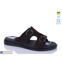 Шлепки жіночі на літо (6 пар р.36-40) коричневий  "LIKA"