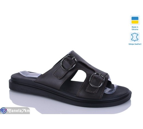 Шлепки жіночі на літо (6 пар р.36-40) коричневий  "LIKA"