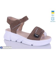 Босоніжки жіночі на літо (6 пар р.36-40) коричневий  "LIKA"