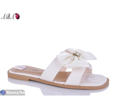 Шлепки жіночі на літо (8 пар р.36-41) бежевий  "Aba"