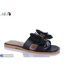 Шлепки жіночі на літо (8 пар р.36-41) чорний  "Aba"