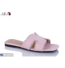 Шлепки жіночі на літо (8 пар р.36-41) рожевий  "Aba"