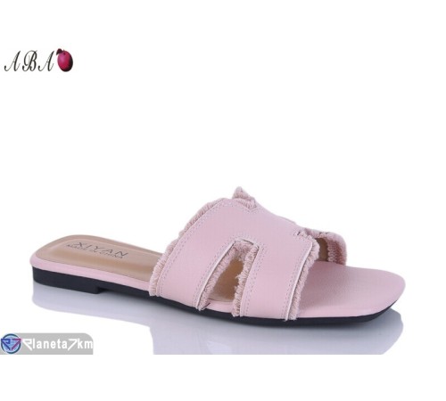 Шлепки жіночі на літо (8 пар р.36-41) рожевий  "Aba"