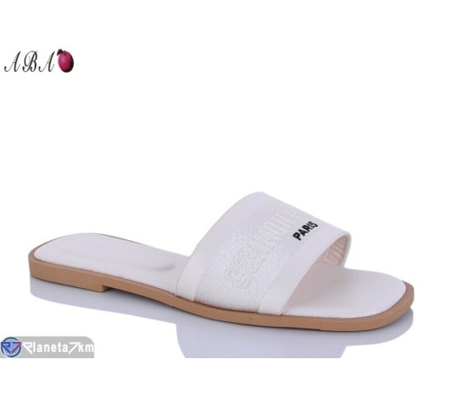 Шлепки жіночі на літо (8 пар р.36-41) бежевий  "Aba"