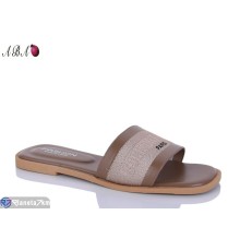 Шлепки жіночі на літо (8 пар р.36-41) коричневий  "Aba"