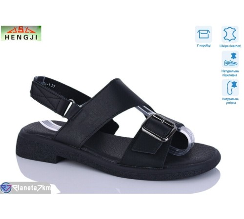 Босоніжки жіночі на літо (8 пар р.36-41) чорний  "HENGJI-ELENA"