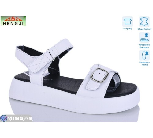 Босоніжки жіночі на літо (8 пар р.36-41) білий  "HENGJI-ELENA"