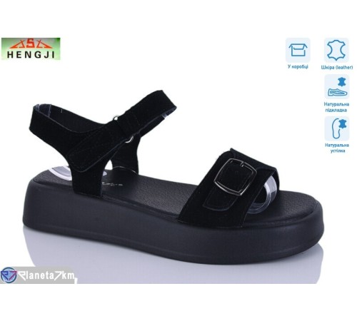 Босоніжки жіночі на літо (8 пар р.36-41) чорний  "HENGJI-ELENA"