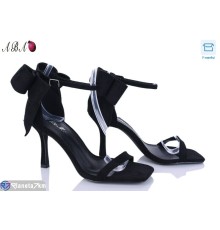 Босоніжки жіночі на літо (8 пар р.36-40) чорний  "Aba"