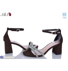 Босоніжки жіночі на літо (8 пар р.36-40) коричневий  "Aba"