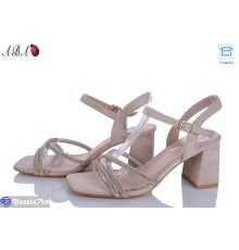 Босоніжки жіночі на літо (8 пар р.36-40) бежевий  "Aba"