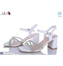 Босоніжки жіночі на літо (8 пар р.36-40) білий  "Aba"